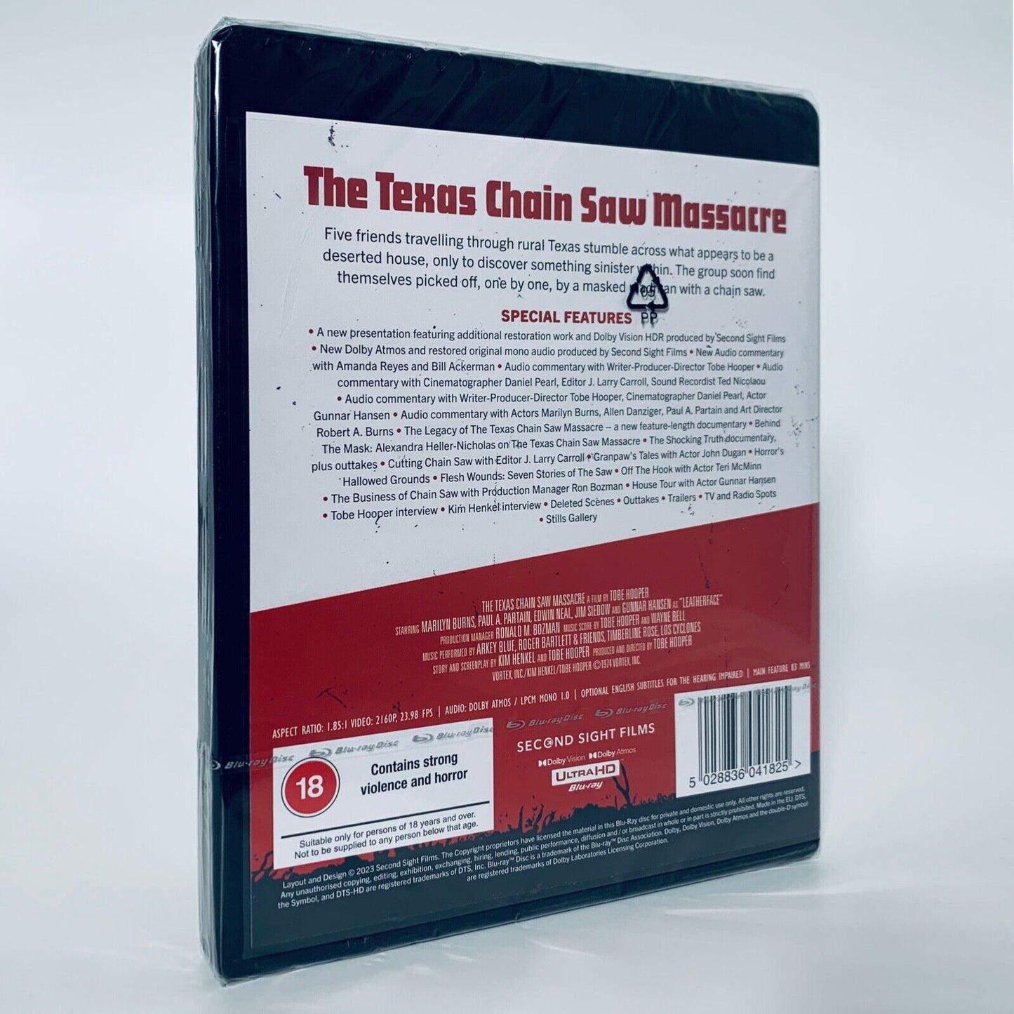 Texas Chainsaw Massacre 4K Ultra HD Blu-ray Second Sight Standard