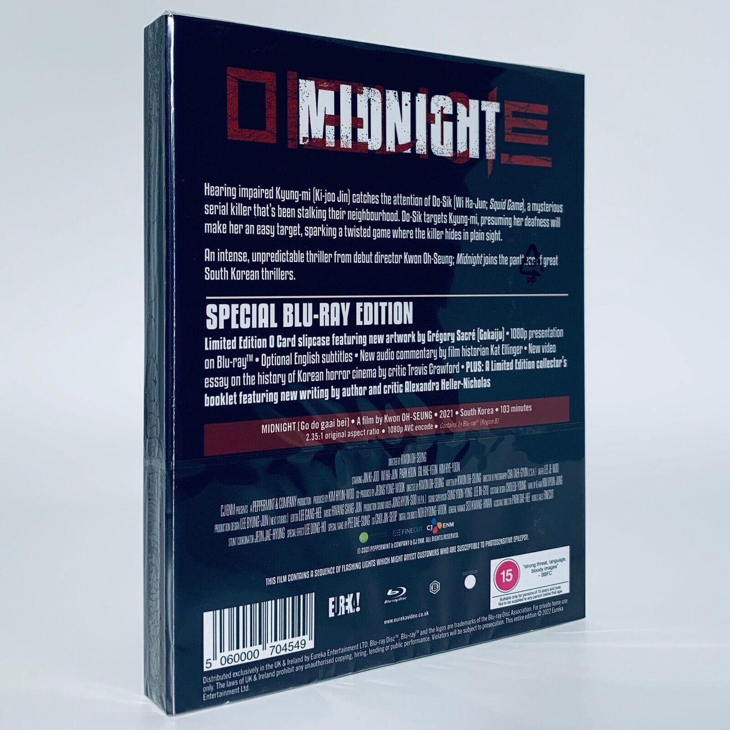 Midnight Slipcase Limited Blu-ray Eureka UK Squid Game Korean Ki-joo Jin Wi Ha-j