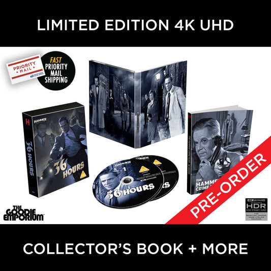36 Hours 4K Ultra HD Blu-ray 1963 Terror Street Hammer Dan Duryea Montgomery Tully
