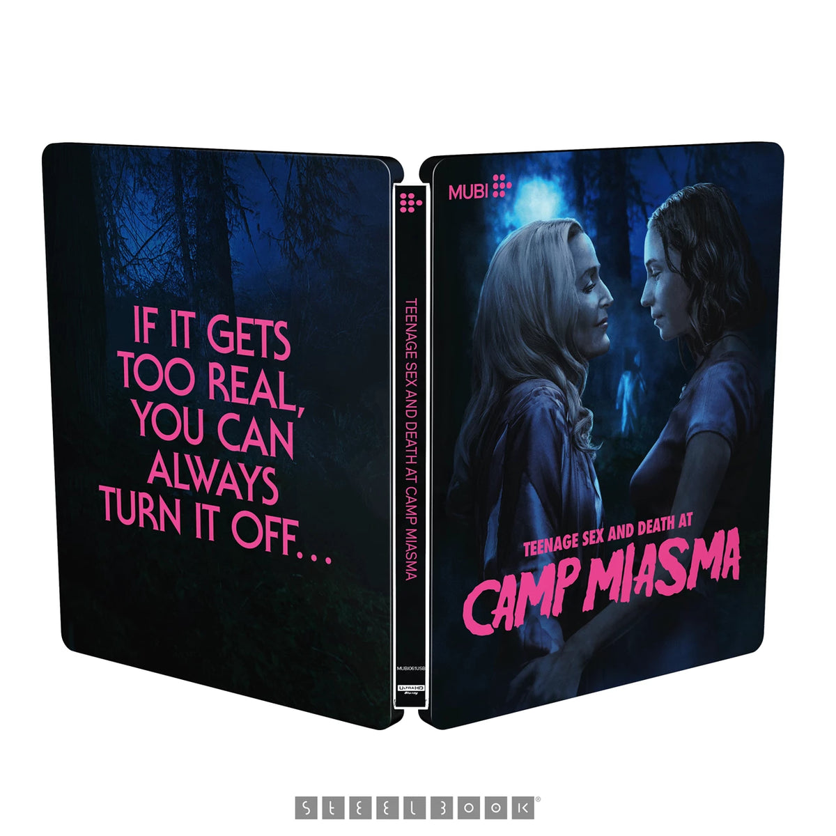 Teenage Sex and Death At Camp Miasma 4K Ultra HD Blu-ray UHD Mubi SteelBook Steel Book