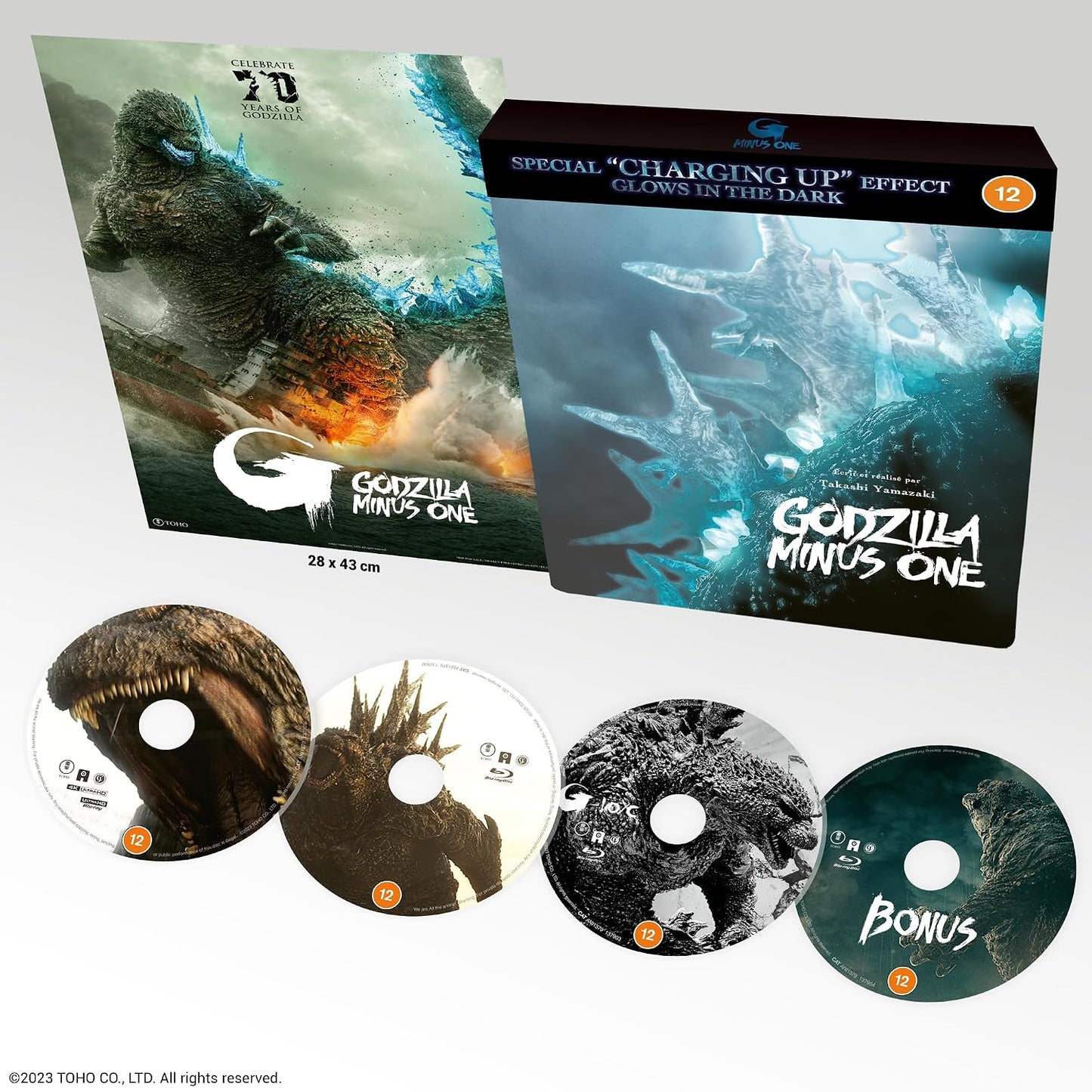 Godzilla Minus One 4K Ultra HD Blu-ray UHD Anime Ltd Steel Book SteelBook