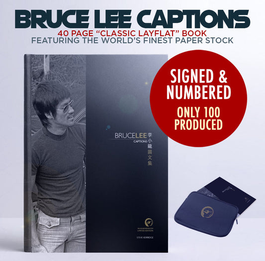 Bruce Lee: Captions Book 'Classic LayFlat' Book