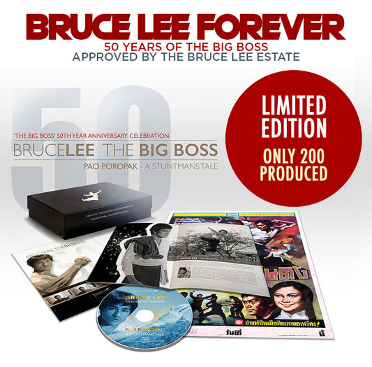 Bruce Lee Pao Poropak A Stuntman’s Tale Blu-ray Limited Edition Big Boss Poster