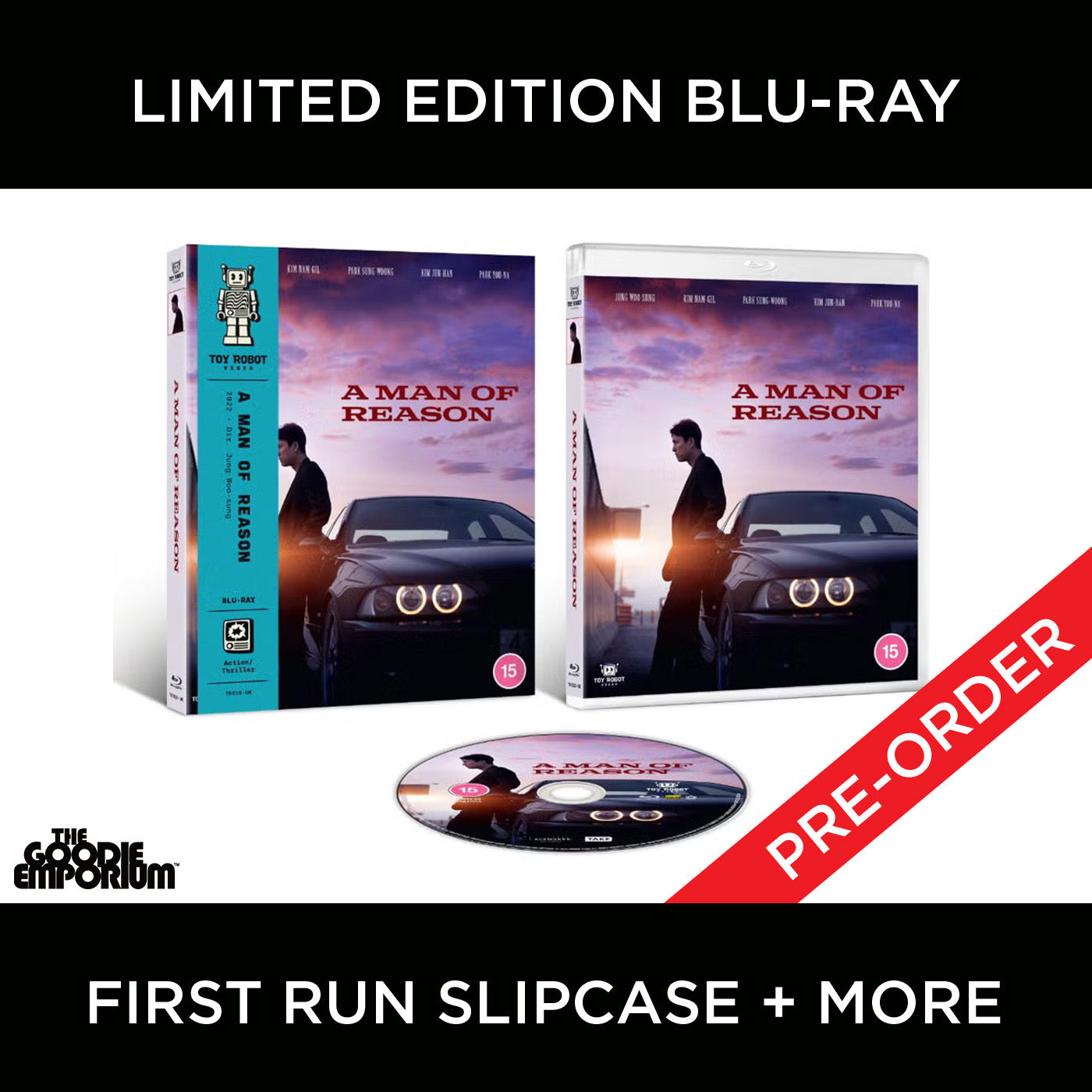 A Man of Reason Blu-ray Jung Woo-sung Toy Robot Video Arrow