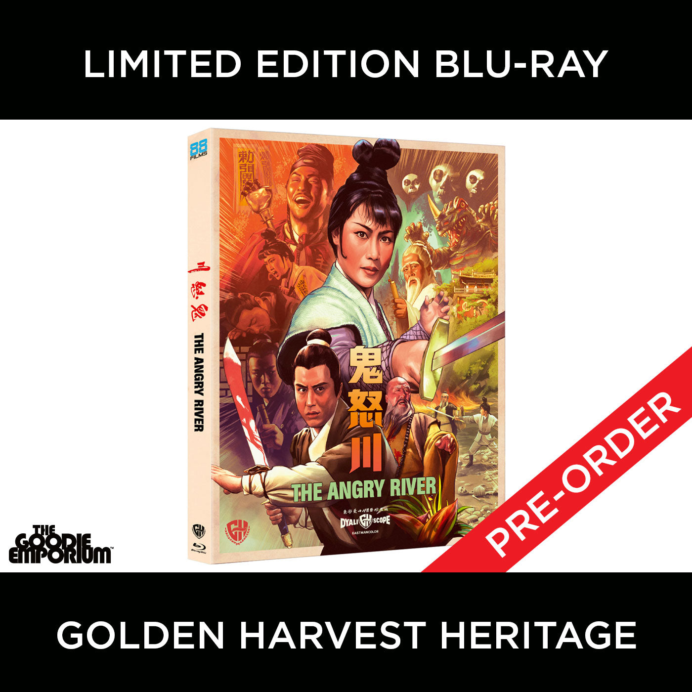 The Angry River Blu-ray 88 Films 8 1971 Angela Mao Golden Harvest Huan ...