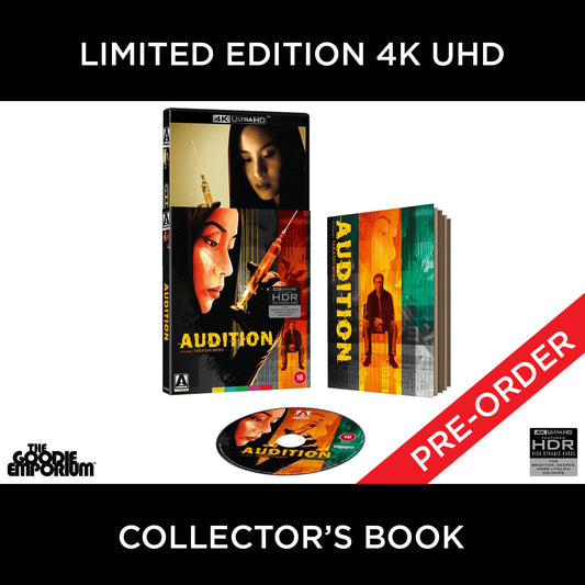 Audition 4K Ultra HD Blu-ray Arrow Takashi Miike Ryo Ishibashi 1999