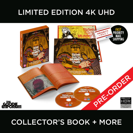 Blood From The Mummy’s Tomb 4K Ultra HD Blu-ray Hammer Films The Jewel of Seven Stars
