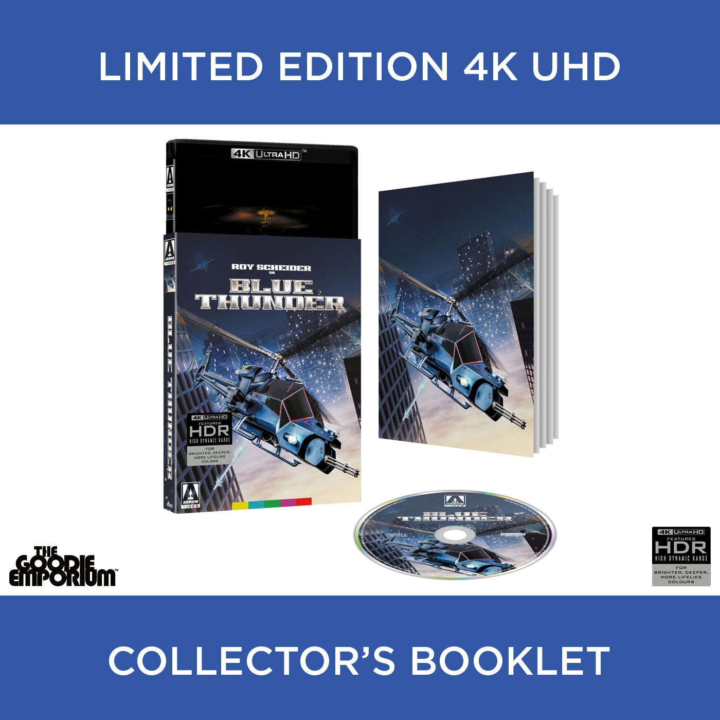 Blue Thunder 4K Ultra HD Blu-ray 1983 Arrow Bluethunder John Badham Roy Scheider