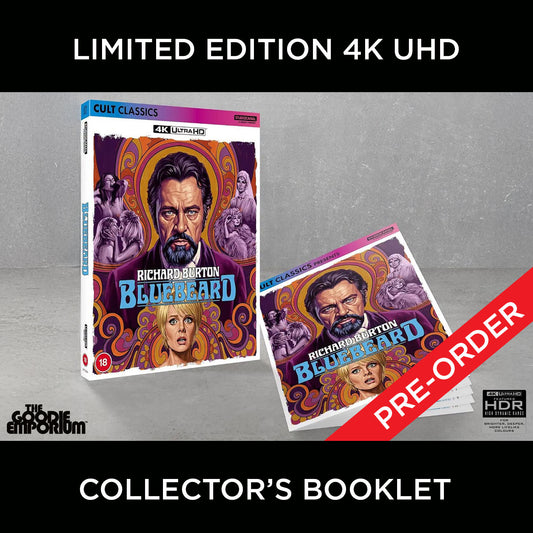 Bluebeard 4K Ultra HD Blu-ray 1972 Studio Canal Blue beard Edward Dmytryk Richard Burton Raquel Welch