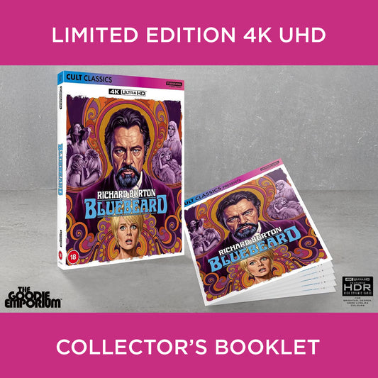 Bluebeard 4K Ultra HD Blu-ray 1972 Studio Canal Blue beard Edward Dmytryk Richard Burton Raquel Welch