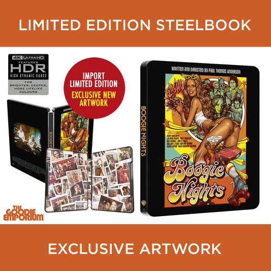 Boogie Nights 4K Ultra HD UHD Blu-ray Warner SteelBook Steel Book PT Anderson