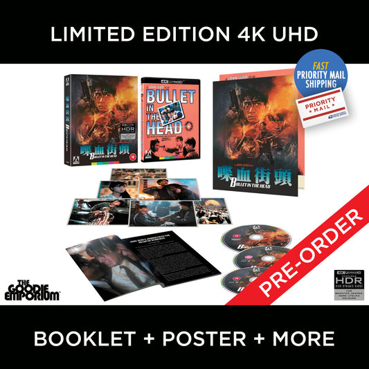 Bullet in the Head 4K Ultra HD 1990 Blu-ray Arrow John Woo Tony Leung Jacky Cheung Waise Lee Simon Yam