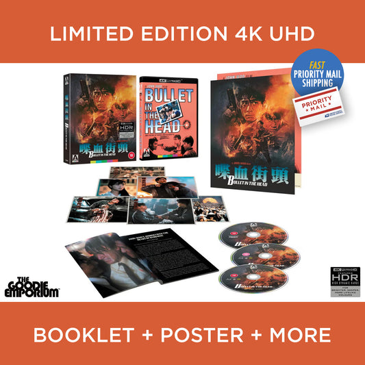 Bullet in the Head 4K Ultra HD 1990 Blu-ray Arrow John Woo Tony Leung Jacky Cheung Waise Lee Simon Yam