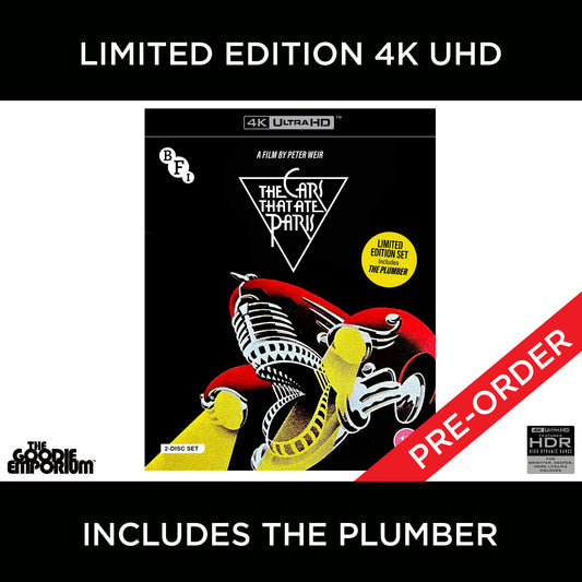 The Cars that Ate Paris & The Plumber Eat 4K Ultra HD Blu-ray 1974 1979 Peter Weir BFI British Film Institute
