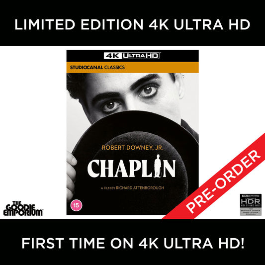 Chaplin 4K Ultra HD Blu-ray Studio Canal 1992 Robert Downey Jr