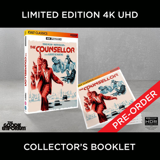 The Counselor 4K Ultra HD Blu-ray 1973 Studio Canal Counselor at Crime Martin Balsam Tomás Milián