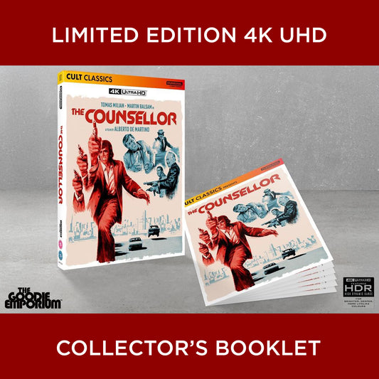 The Counselor 4K Ultra HD Blu-ray 1973 Studio Canal Counselor at Crime Martin Balsam Tomás Milián
