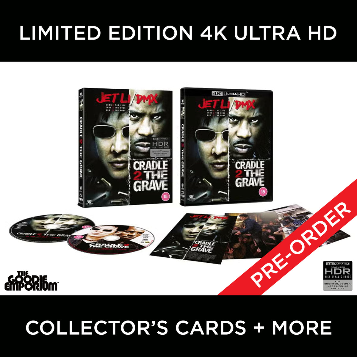 Cradle 2 the Grave 4K Ultra HD 2003 Blu-ray Jet Li to DMX Mark Dacascos Tom Arnold