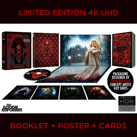 Crimson Peak UHD 4K Arrow Films Ultra HD Blu-ray Guillermo del Toro UK