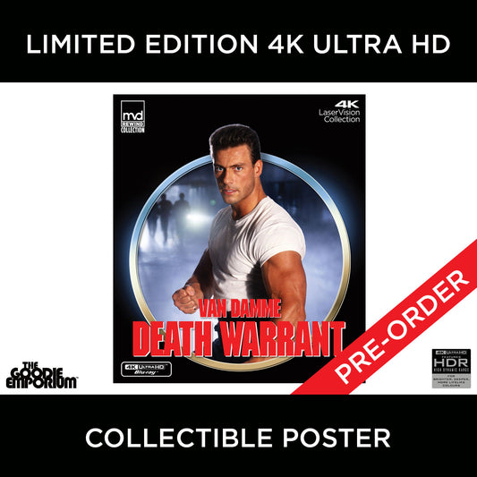 Death Warrant 4K Ultra HD Blu-ray MVD Jean-Claude Van Damme