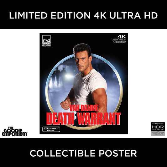 Death Warrant 4K Ultra HD Blu-ray MVD Jean-Claude Van Damme