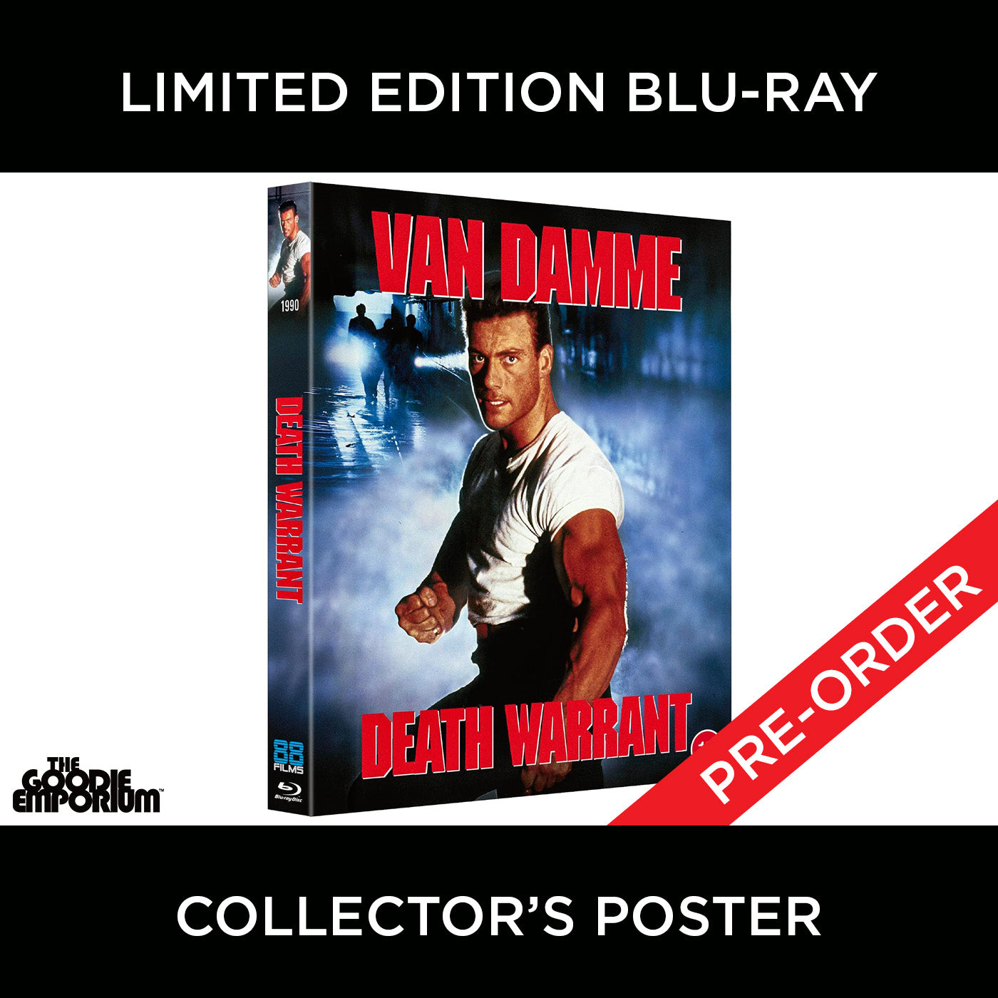 Death Warrant Blu-ray 88 Films Jean-Claude Van Damme Deran Sarafian