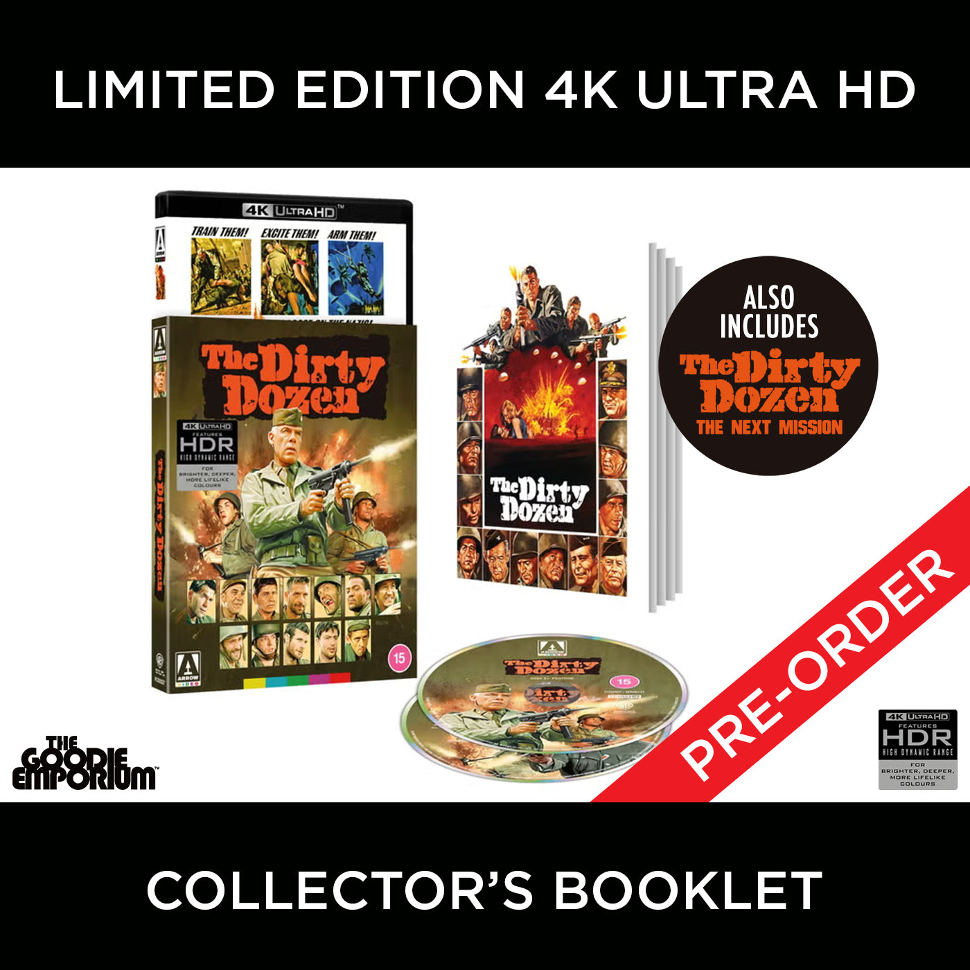 The Dirty Dozen 4K Ultra HD Blu-ray 1967 Robert Aldrich Next Mission 2 II