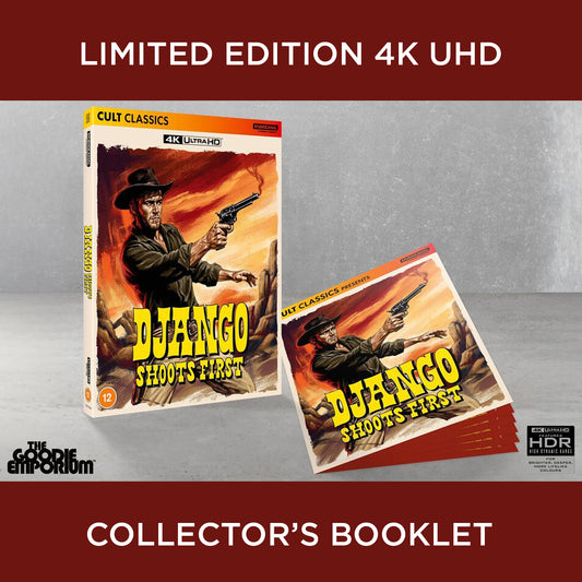 Django Shoots First 4K Ultra HD Blu-ray Studio Canal 1966 Alberto De Martino Glenn Saxson