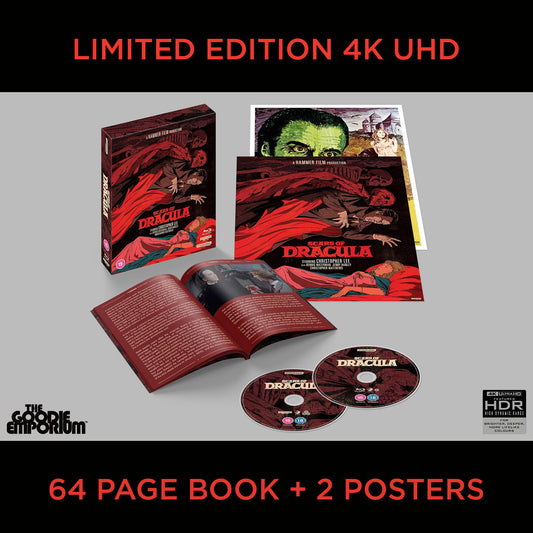 Scars of Dracula 4K Ultra HD 1970 Hammer Blu-ray Studio Canal Christopher Lee