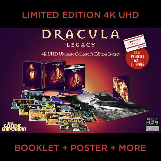Dracula Complete Legacy 4K Ultra HD Blu-ray Daughter Son House Frankenstein Abbott & Costello