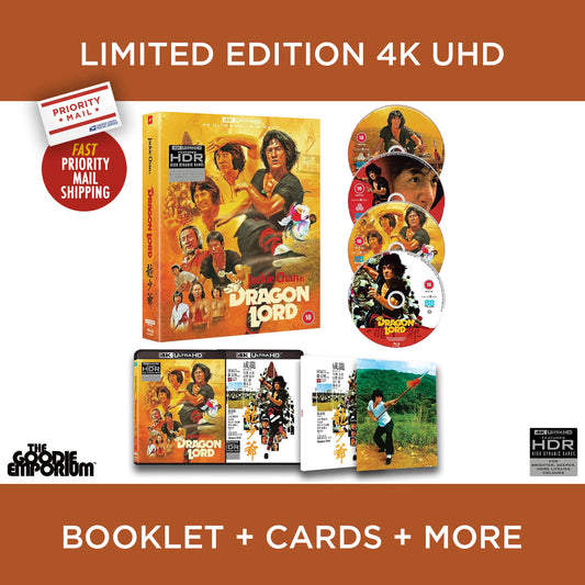 Dragon Lord 4K UHD Blu-ray 88 Films Ultra HD Jackie Chan Limited