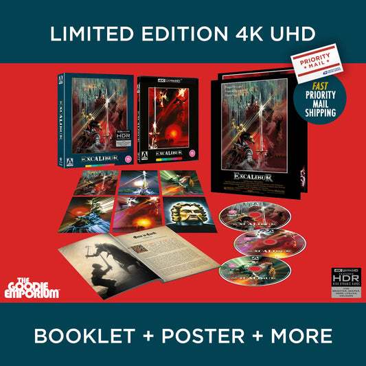 Excalibur 4K Ultra HD 1981 Blu-ray Arrow John Boorman
