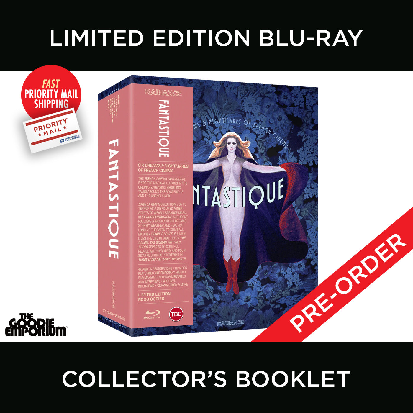 Fantastique The Dreams and Nightmares of French Cinema Blu-ray Radiance