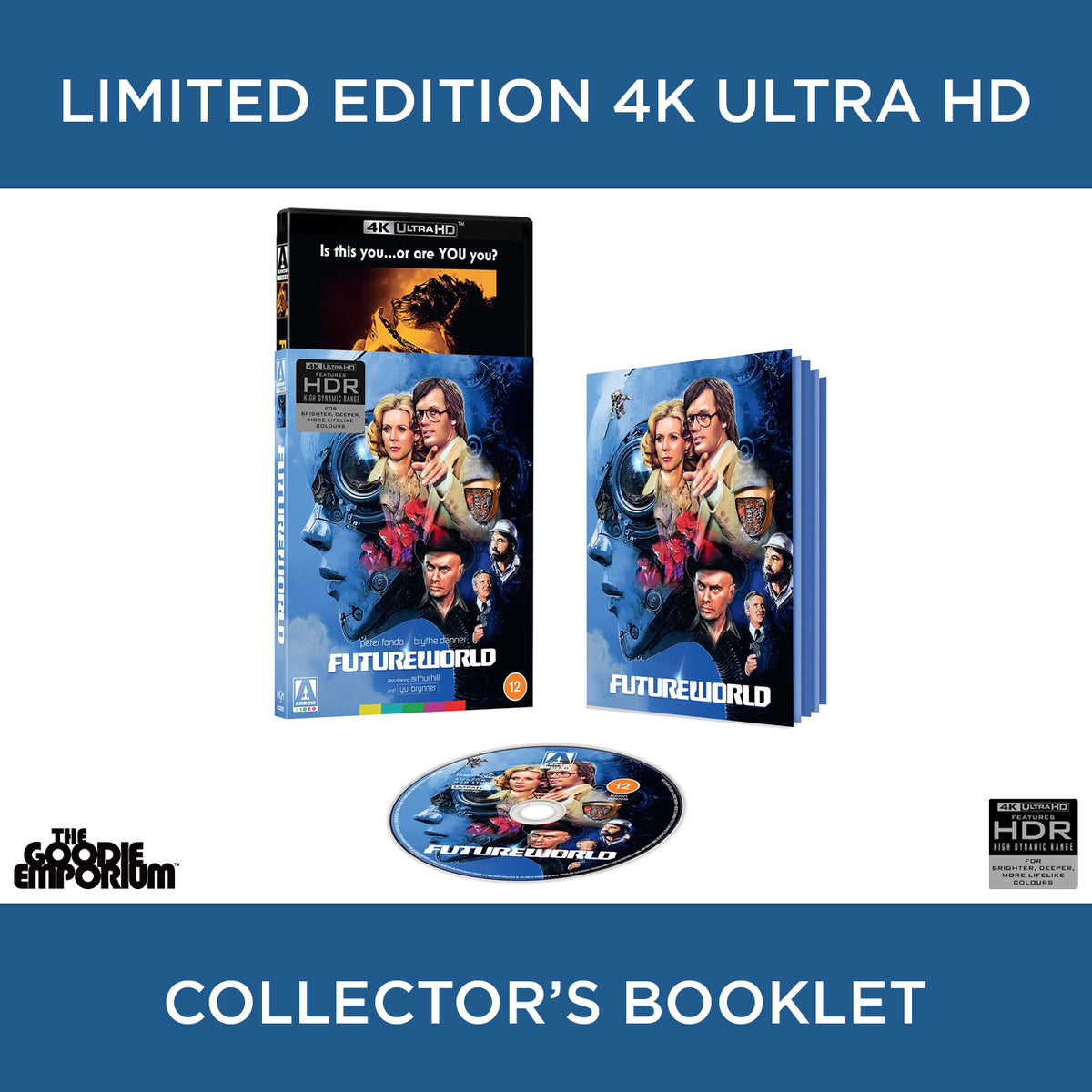 Futureworld Ultra HD Blu-ray 1976 Arrow Future world Peter Fonda