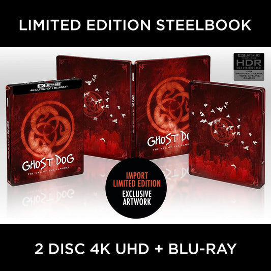 Ghost Dog The Way of the Samurai 4K Ultra HD Blu-ray Steel Book Studio Canal