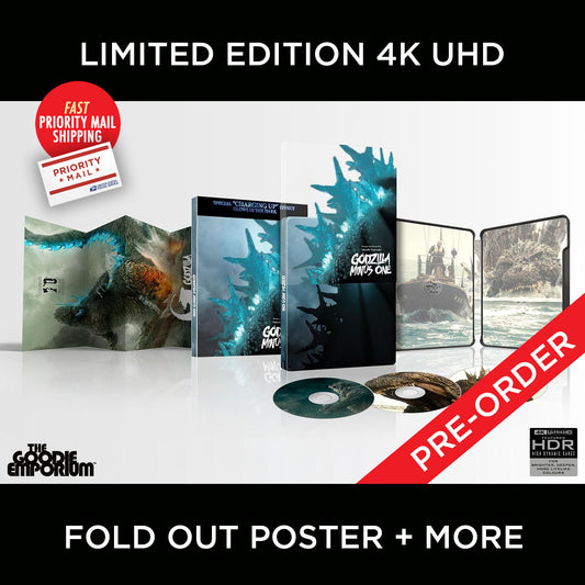 Godzilla Minus One 4K Ultra HD Blu-ray UHD Anime Ltd Steel Book SteelBook