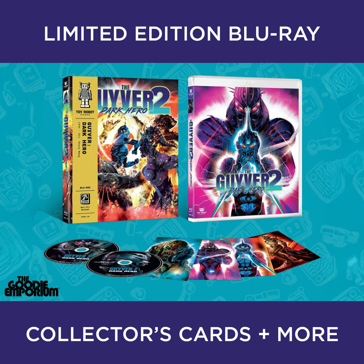 Guyver Dark Hero Blu-ray Toy Robot Video Arrow Guyver II 2 sequel