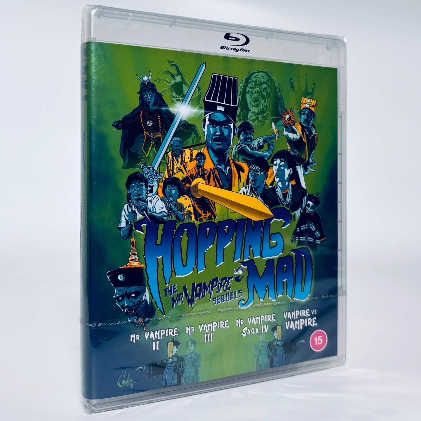 Hopping Mad Mr Vampire 2-Disc Sequels Blu-ray Eureka UK 2 II 3 III 4 IV Standard