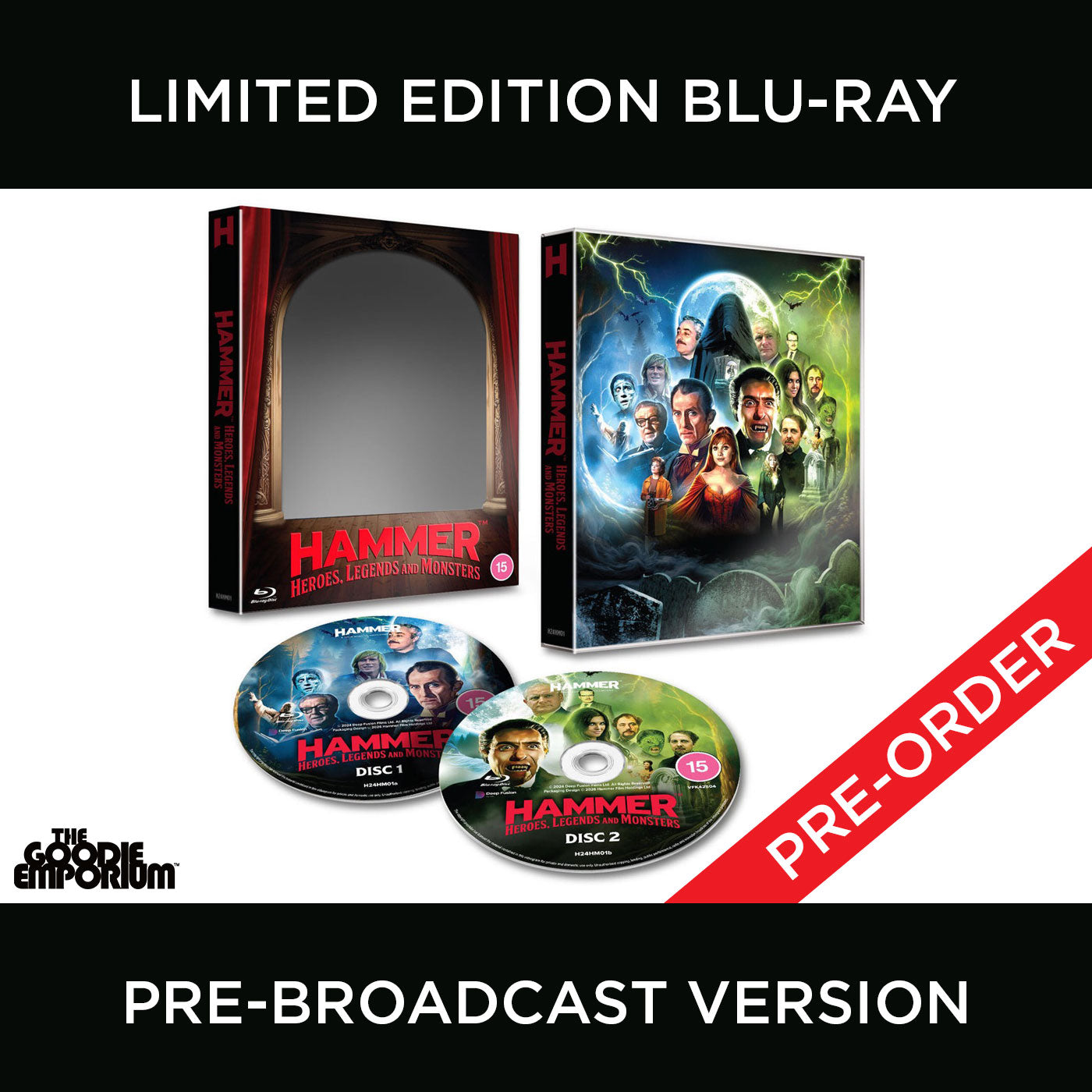 Hammer: Heroes, Legends and Monsters Blu-ray 2024 Hammer Films Documentary