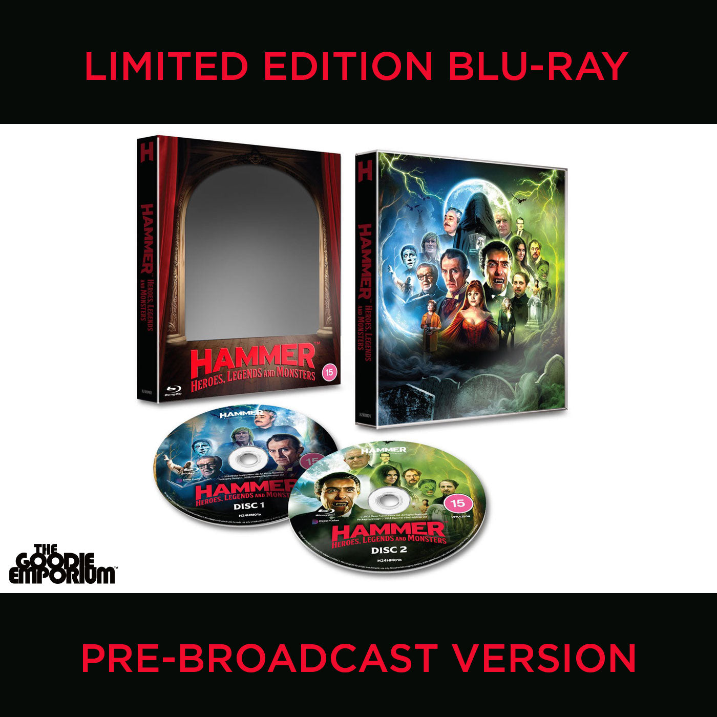 Hammer: Heroes, Legends and Monsters Blu-ray 2024 Hammer Films Documentary