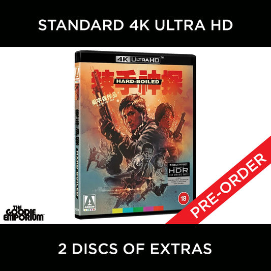 Hard Boiled 4K Ultra HD 1992 Blu-ray Arrow John Woo Chow Yun Fat Tony Leung Standard