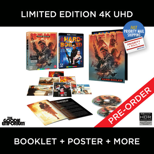 Hard Boiled 4K Ultra HD 1992 Blu-ray Arrow John Woo Chow Yun Fat Tony Leung