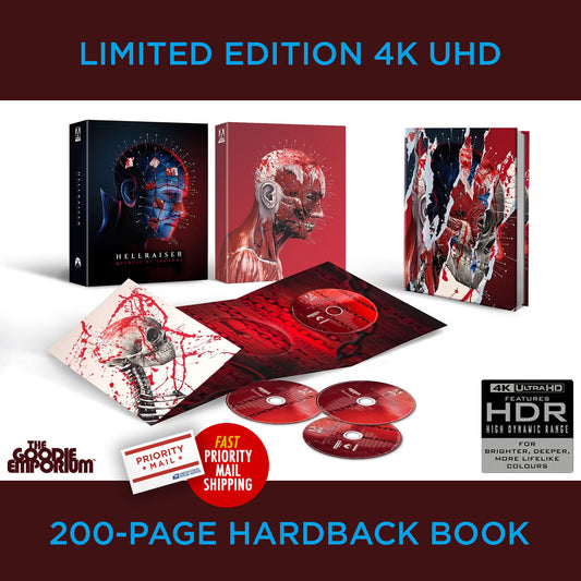 Hellraiser Quartet of Torment 2 3 4 4K Ultra HD Blu-ray Arrow Films II III IV US Version