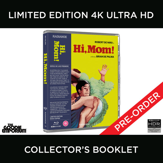 Hi, Mom! Blu-ray 1970 Radiance Greetings sequel Robert De Niro Brian De Palma