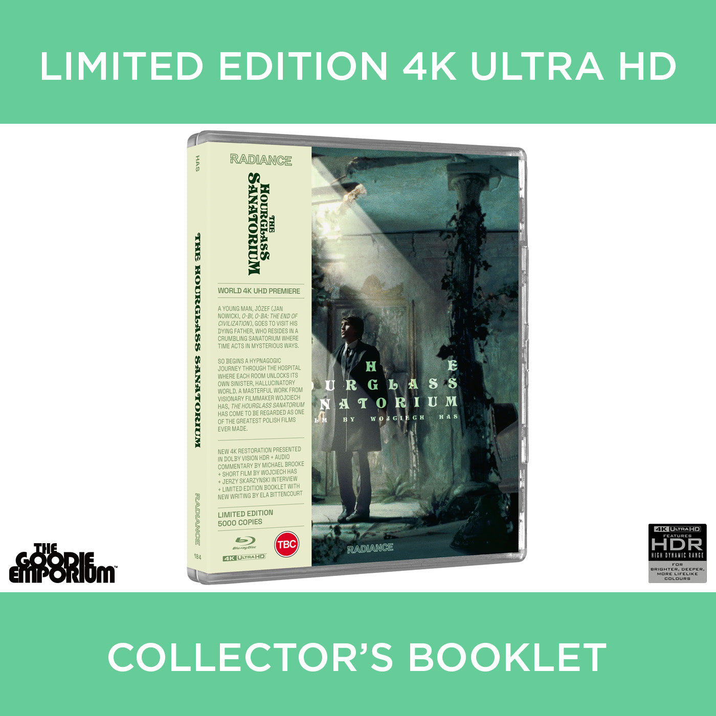 The Hourglass Sanatorium Blu-ray 4K Ultra HD 1973 Radiance hour glass Jan Nowicki Wojciech Has