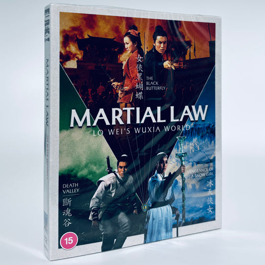 Martial Law Lo Wei’s Wuxia World Blu-ray Eureka Shaw Vengeance of a Snow Girl Black Butterfly Death Valley