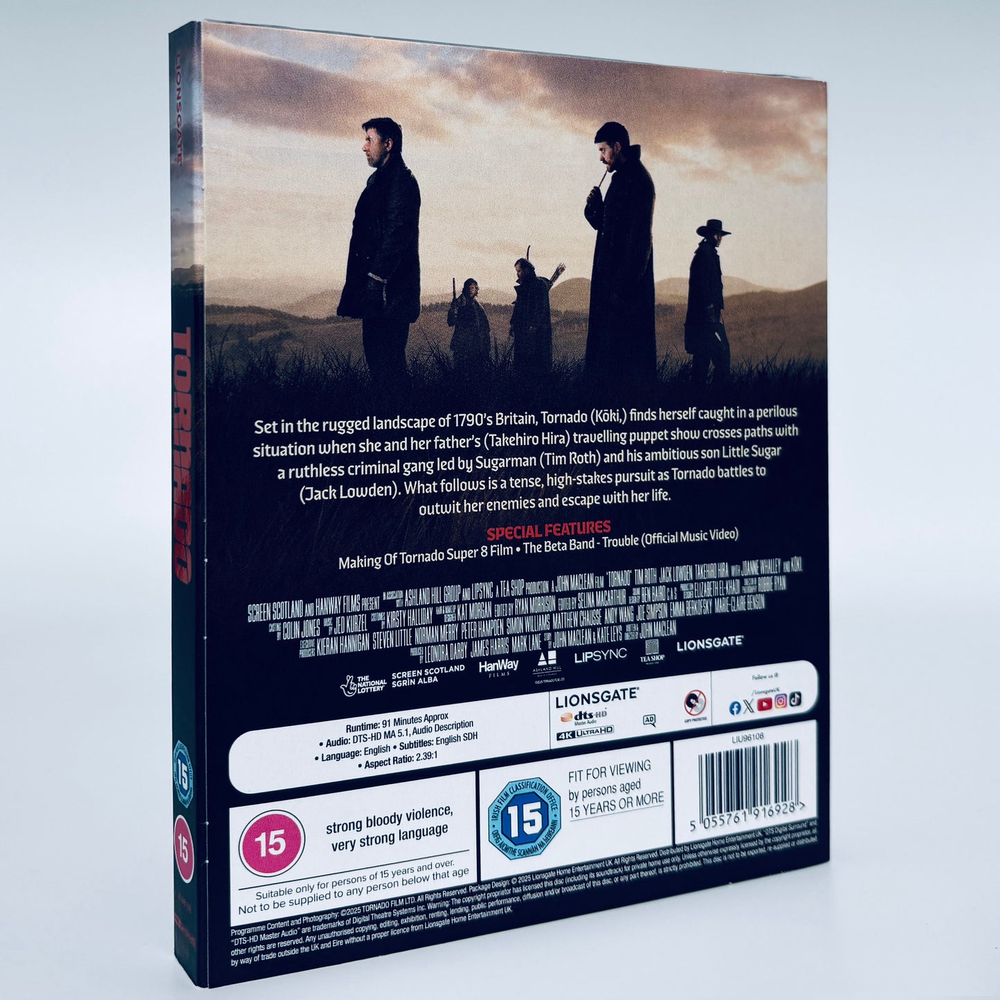 Tornado 4K Ultra HD UHD Lionsgate Samurai Western Tim Roth Takehiro Hira