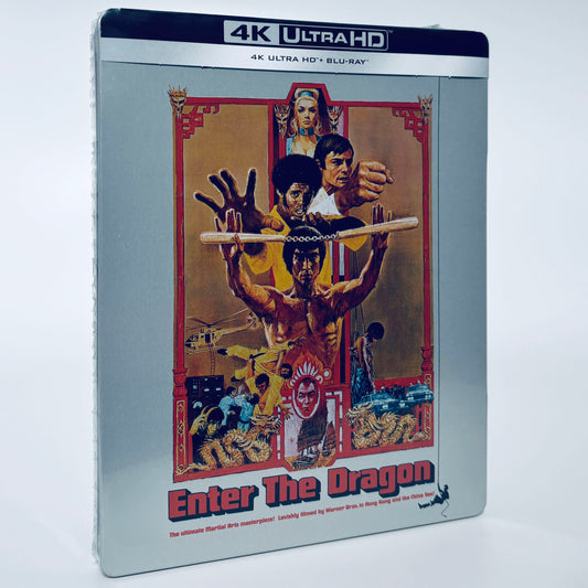 Enter the Dragon 4K Ultra HD UHD Bruce lee Blu-ray Warner SteelBook Steel Book