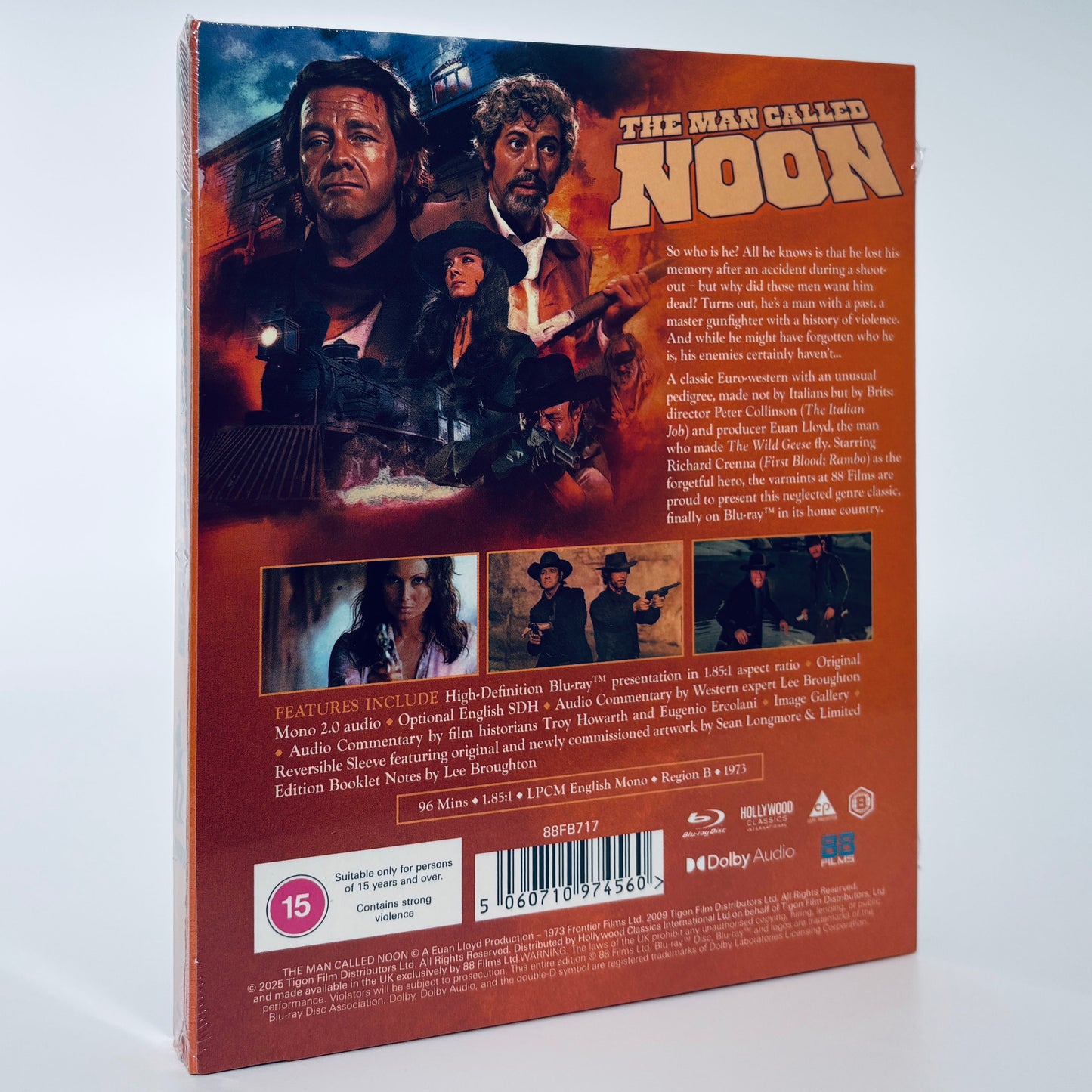 The Man Called Noon Blu-ray 1973 88 Films Richard Crenna Western Louis L'Amour