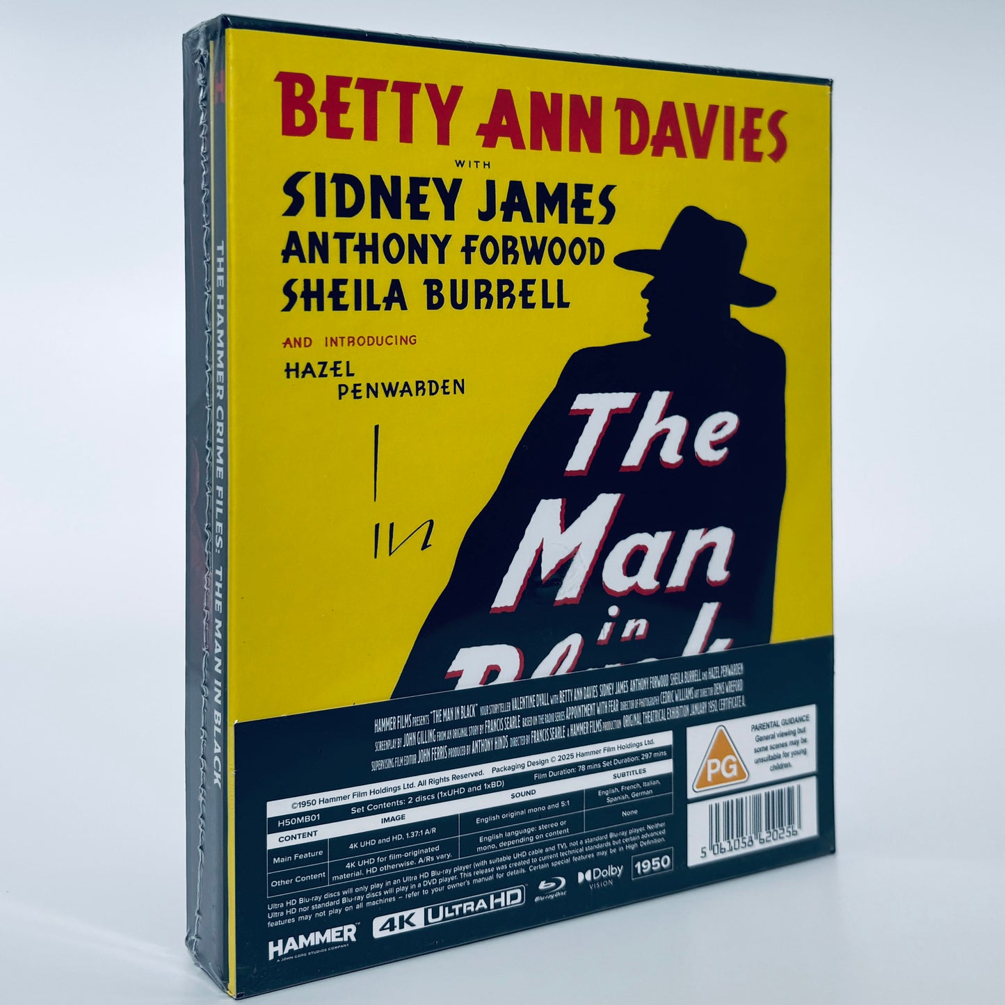 The Man In Black 4K Ultra HD Blu-ray Hammer 1950 Francis Searle Valentine Dyall